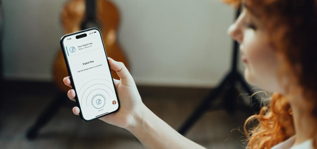 aplicación móvil para llave digital